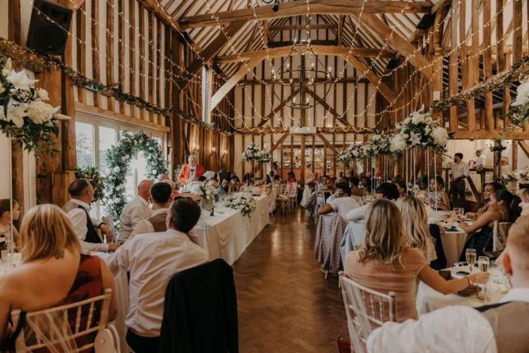 the barn wedding venue at Crondon Park